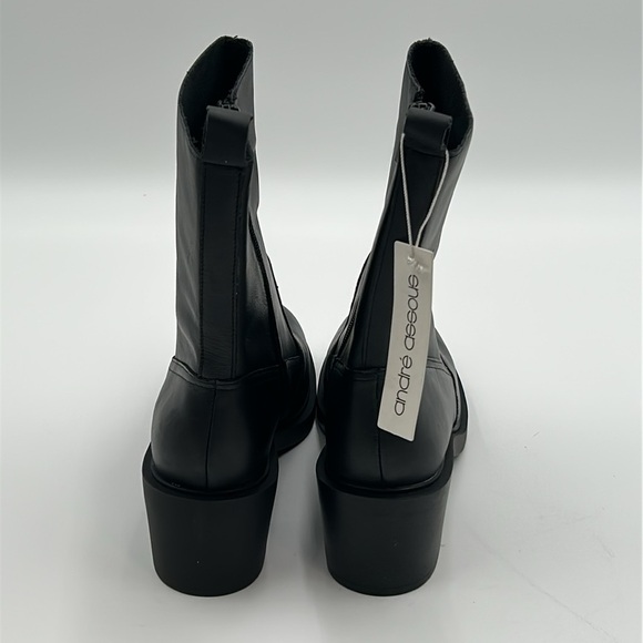 2118- André Assous Leather Ankle Boots Water Resistant Size 9.5 NWT - Picture 8 of 11